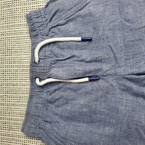 Tommy Bahama Shorts Boys Medium 7/8‎ Chambray Drawstring Summer Casual